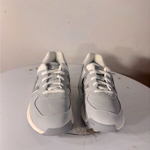 New Balance 574 Men's White and Gray Sneakers